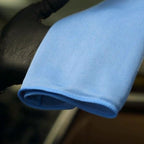Blue Microfibre Glass Towels