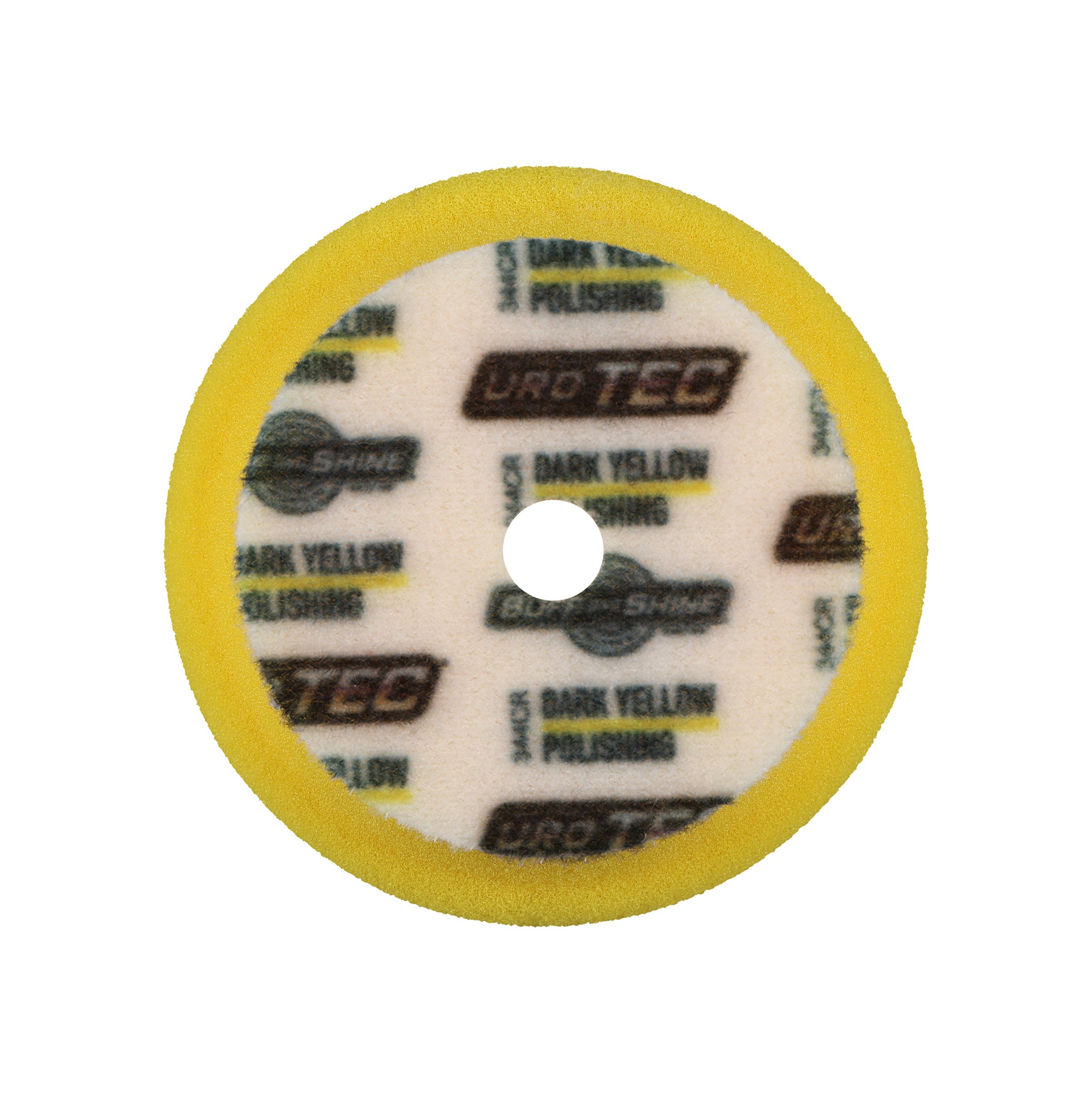 3" Dark Yellow URO TEC® Foam Pad - Polishing