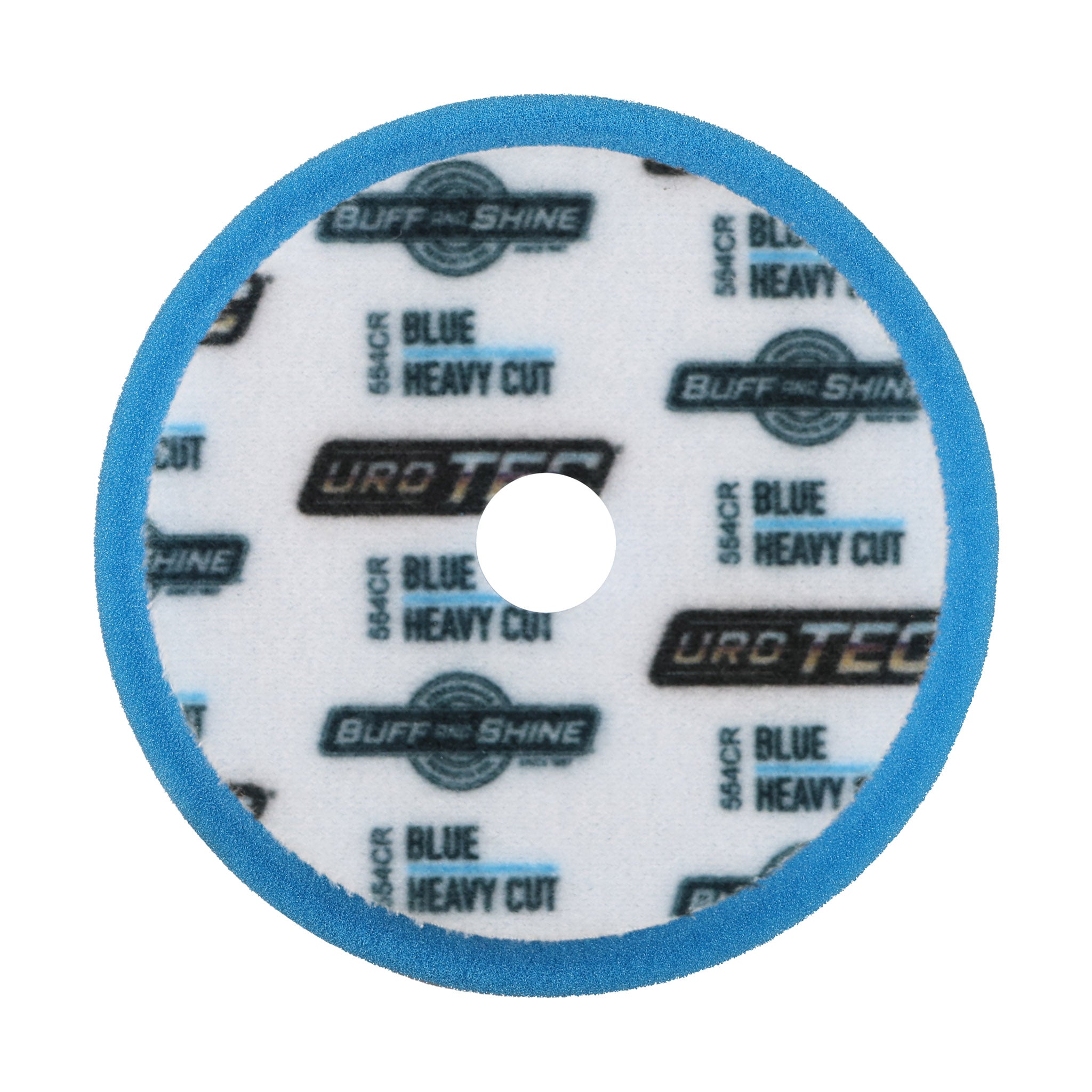 5" Blue Coarse URO TEC® Foam Pad - Heavy Cut