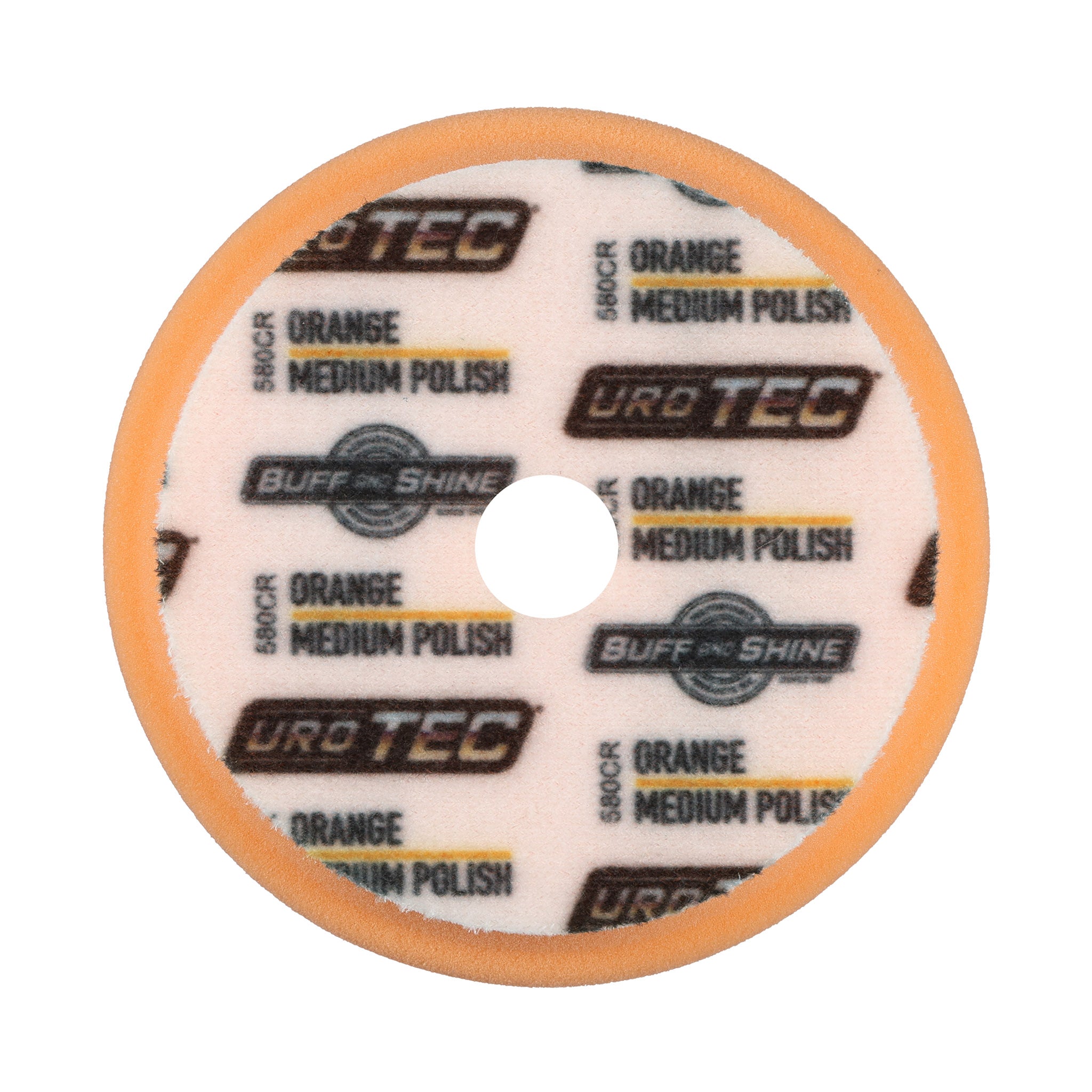 5" Orange URO TEC® Foam Pad - Medium Polishing