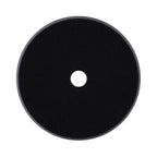 6" Black Standard Microfibre Pad with Black Foam Interface - Finishing