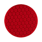 6" Red Soft Foam Centre Ring Pad (Hex Face) - Final Finishing