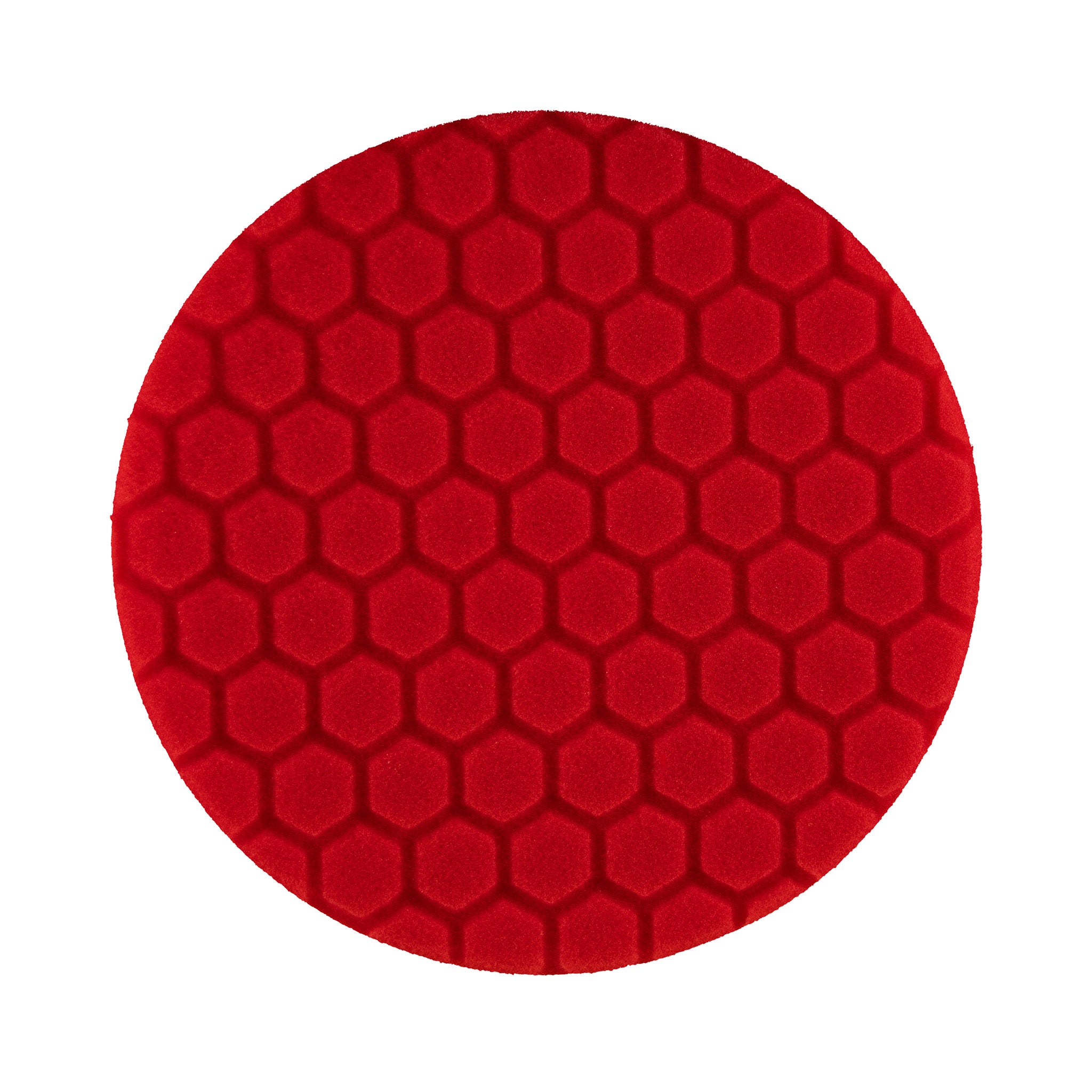 6" Red Soft Foam Centre Ring Pad (Hex Face) - Final Finishing