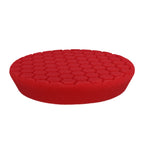 6" Red Soft Foam Centre Ring Pad (Hex Face) - Final Finishing