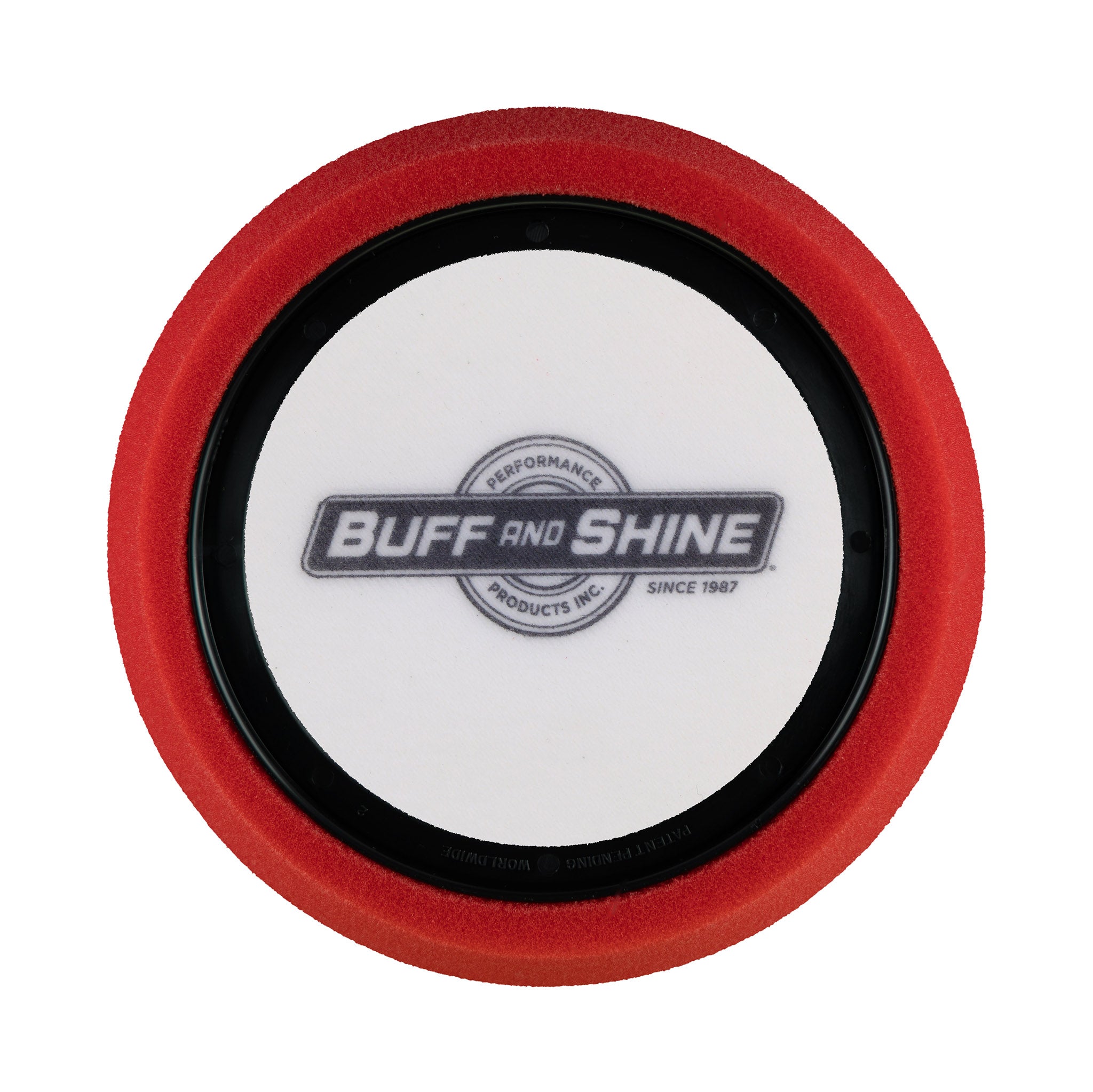 6" Red Soft Foam Centre Ring Pad (Hex Face) - Final Finishing