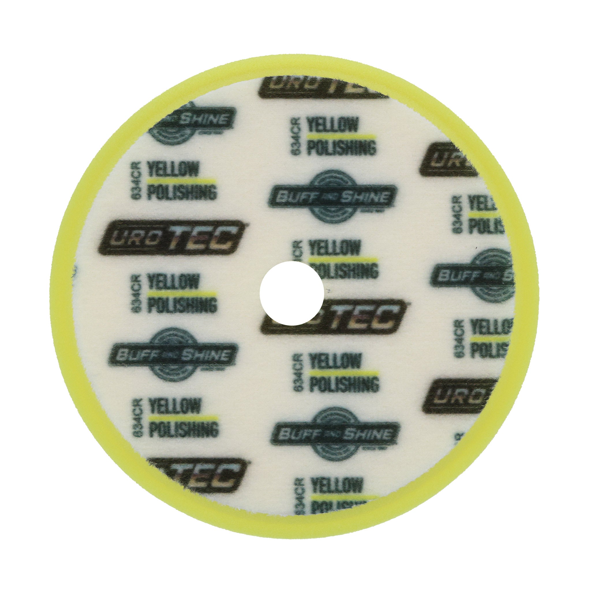 6" Yellow URO TEC® Foam Pad - Polishing