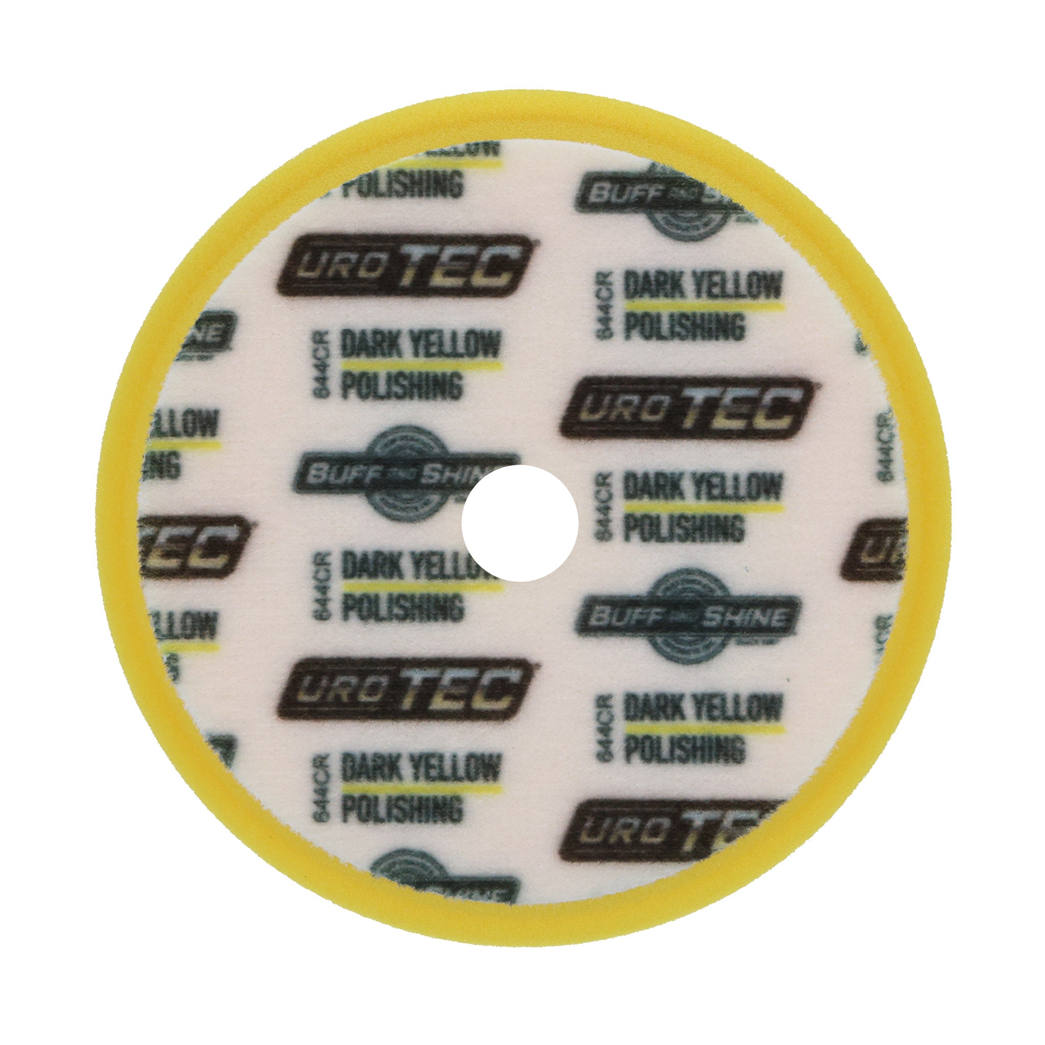 6" Dark Yellow URO TEC® Foam Pad - Polishing