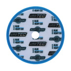 6" Blue Coarse URO TEC® Foam Pad - Heavy Cut