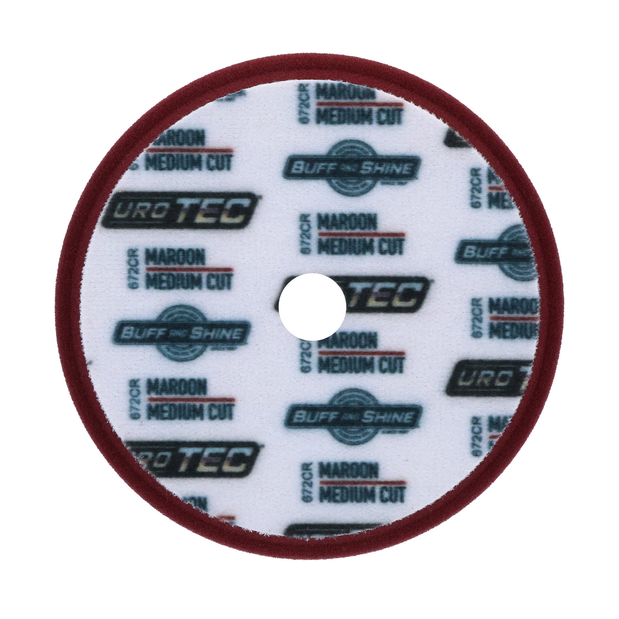 6" Maroon URO TEC® Foam Pad - Medium Cut
