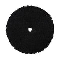 6" Black Standard Microfibre Pad with Orange Foam Interface - Cutting