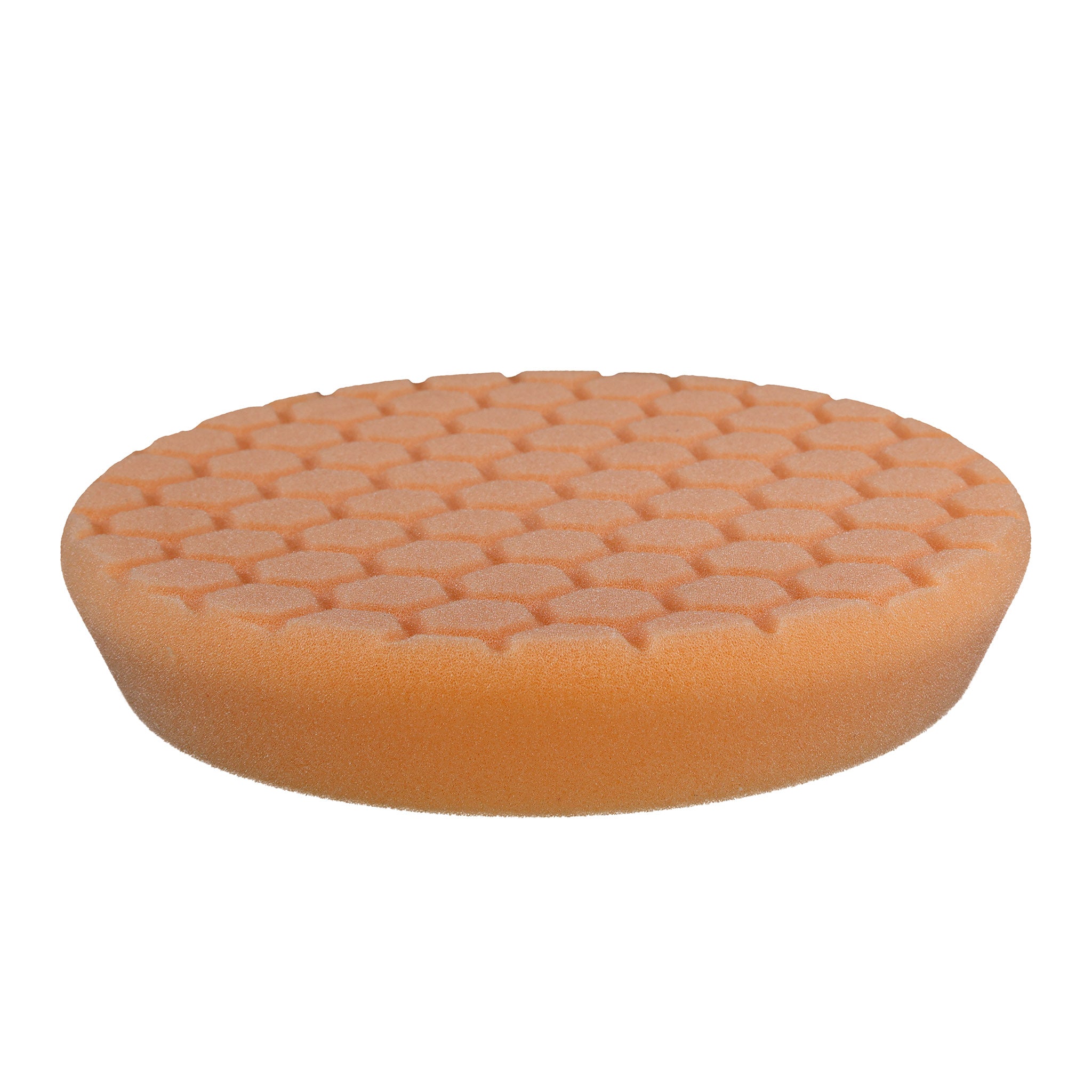 6" Orange High Density Foam Centre Ring Pad (Hex Face) - Heavy Polishing