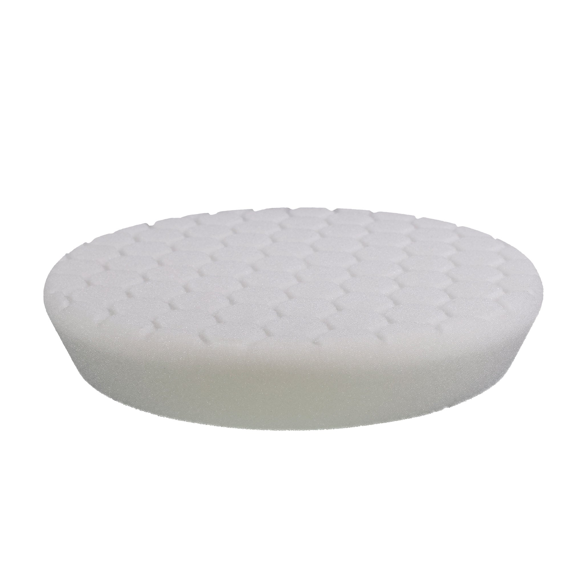 6" White High Density Foam Centre Ring Pad (Hex Face) - Polishing