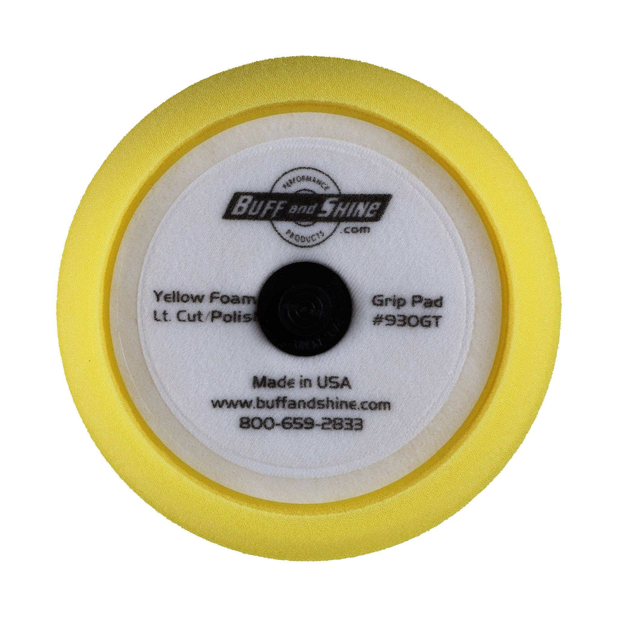9" Yellow Soft Contour Foam Pad - Cutting