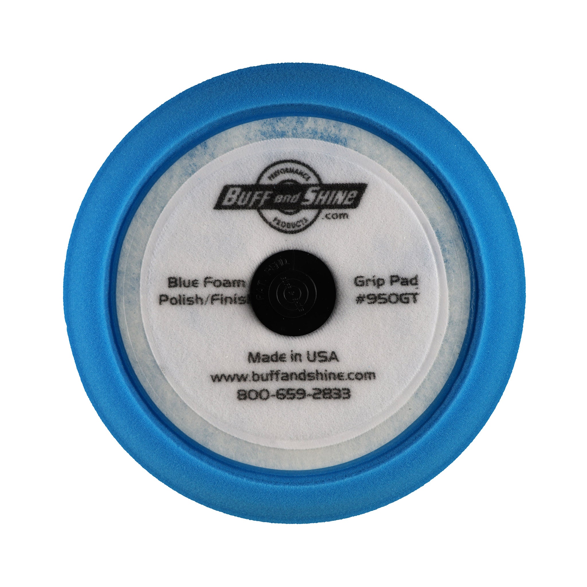 9" Blue Soft Contour Foam Pad - Polishing