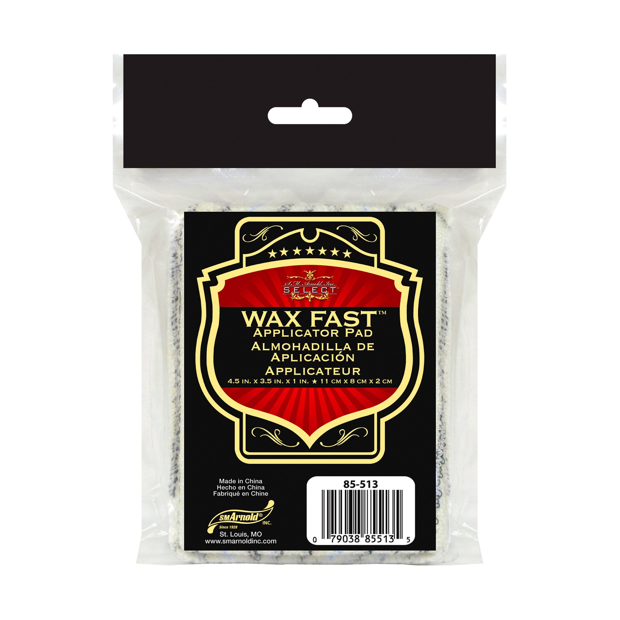 Wax Fast™ Standard Cotton/Polyester Knit Applicator Pad