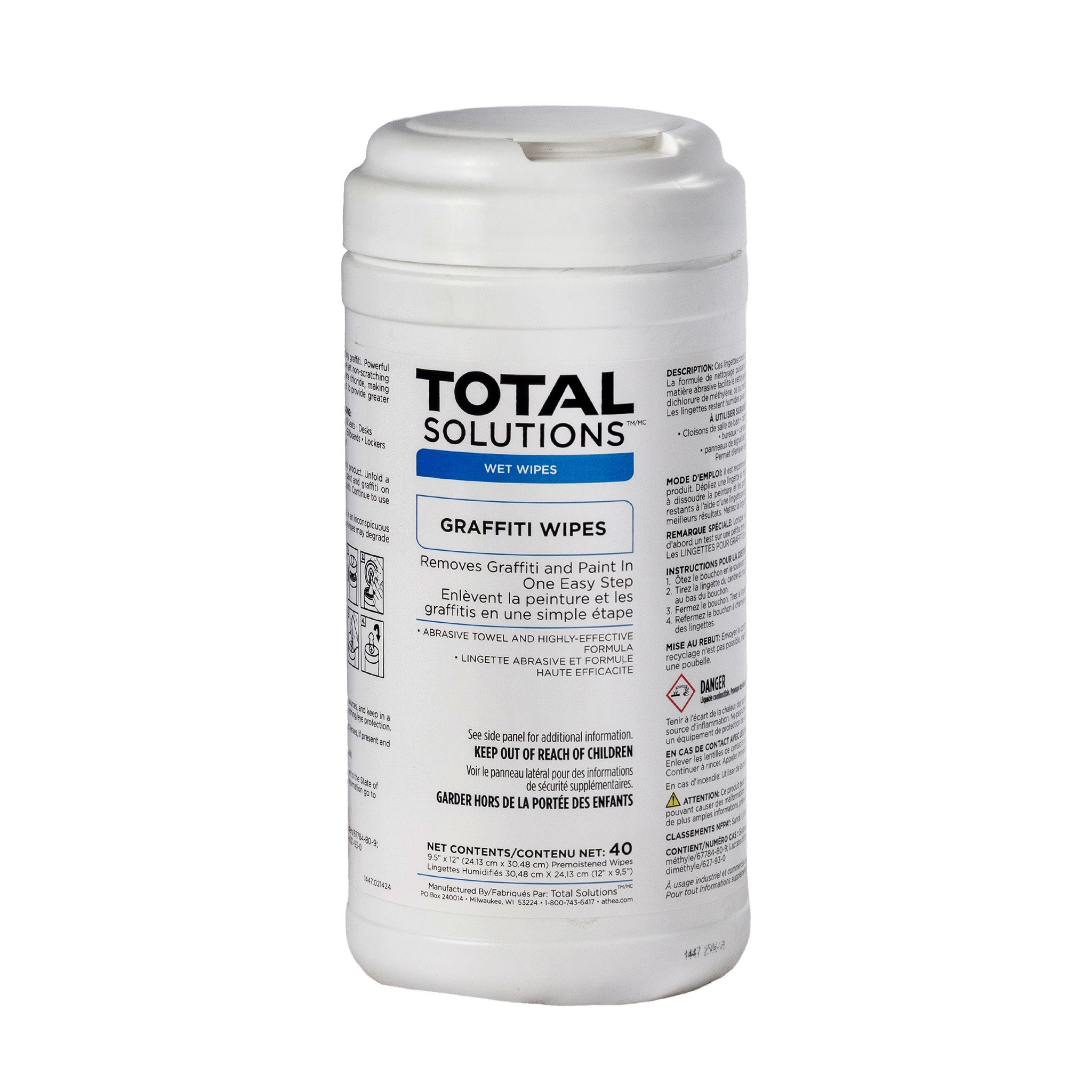 Road Paint/Graffiti Remover Wipes